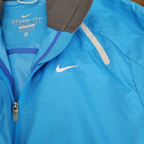 Nike Jacket Storm Fit Stormfly Running Jacket Blue Women's XS - Picture 3 of 12